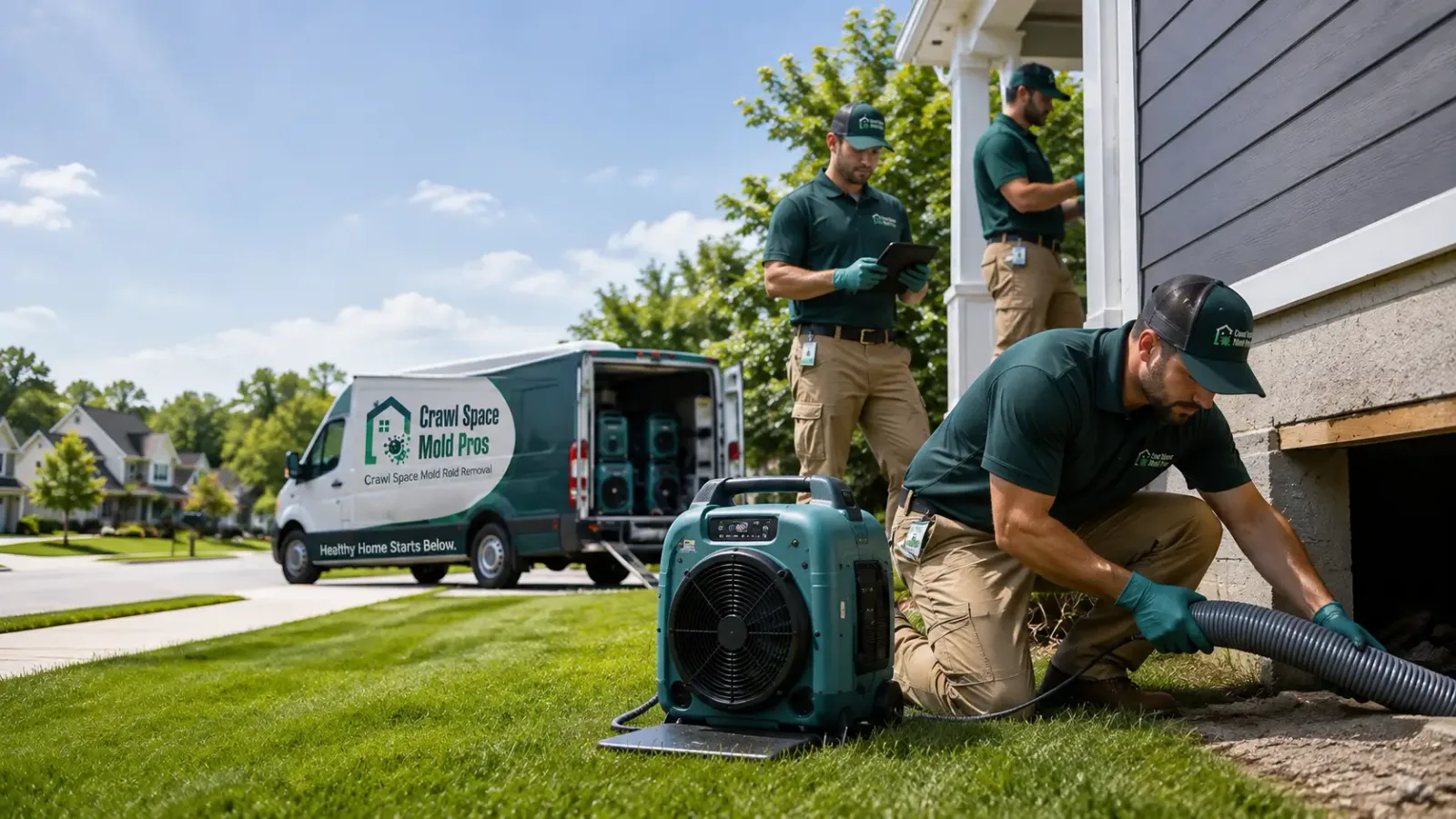 Crawl Space Mold Removal in Waverly, VA
